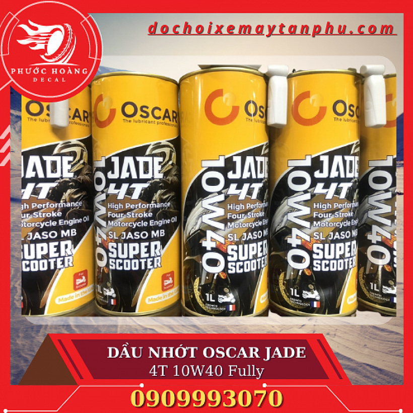 Dầu nhớt Oscar Jade 4T 10w40 Fully Synthetic